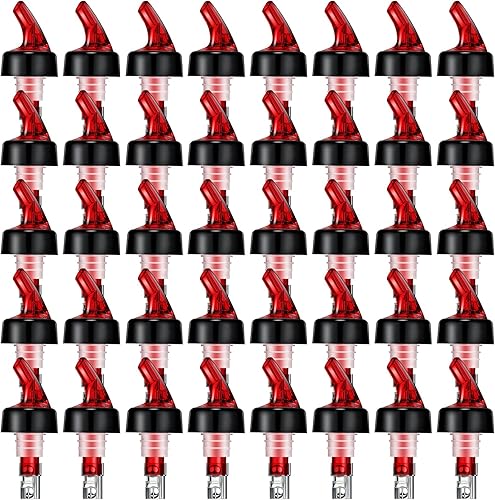 40 unidades de vertedores de botellas de licor, de medida automática, vertidos de licor de 1.5 onzas, vertedores de vino a prueba de fugas,