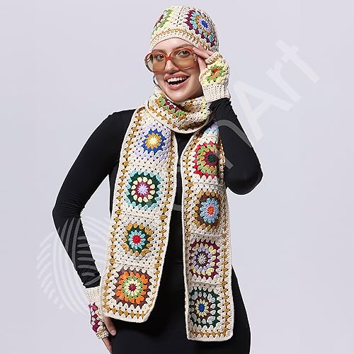 Miniatura 5 de 55% algodón 45% acrílico YarnArt Jeans Sport Yarn 1 madejabola 1.76 oz 174 yardas (88)