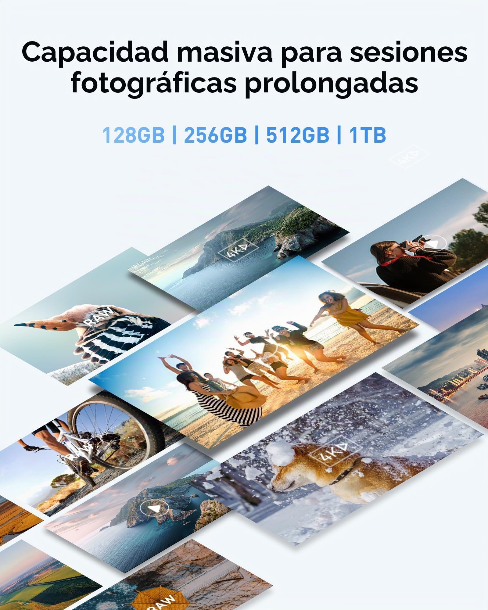 Lexar Tarjeta SD Profesional 1066x de 128 GB, SDXC UHS-I hasta 160 MB/s de Lectura, 120 MB/s de Escritura, V30/U3/C10 para Cámaras DSLR y Videocámaras HD