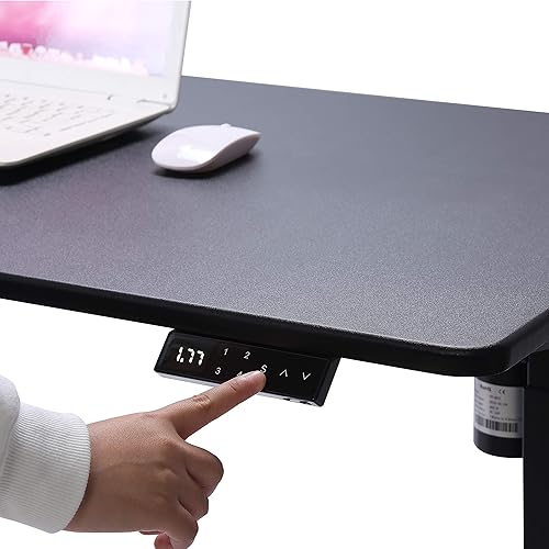 Miniatura 13 de UNICOO - Escritorio de pie eléctrico de altura ajustable, para el hogar, la oficina, con pantalla LED y 4 controladores de memoria preestablecidos,