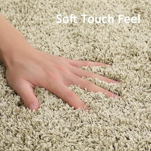 Miniatura 2 de COZYLOOM Alfombra moderna de felpa de 4 x 6 pies, alfombra acogedora de lujo, ultra suave, para interiores, para sala de estar, antideslizante,