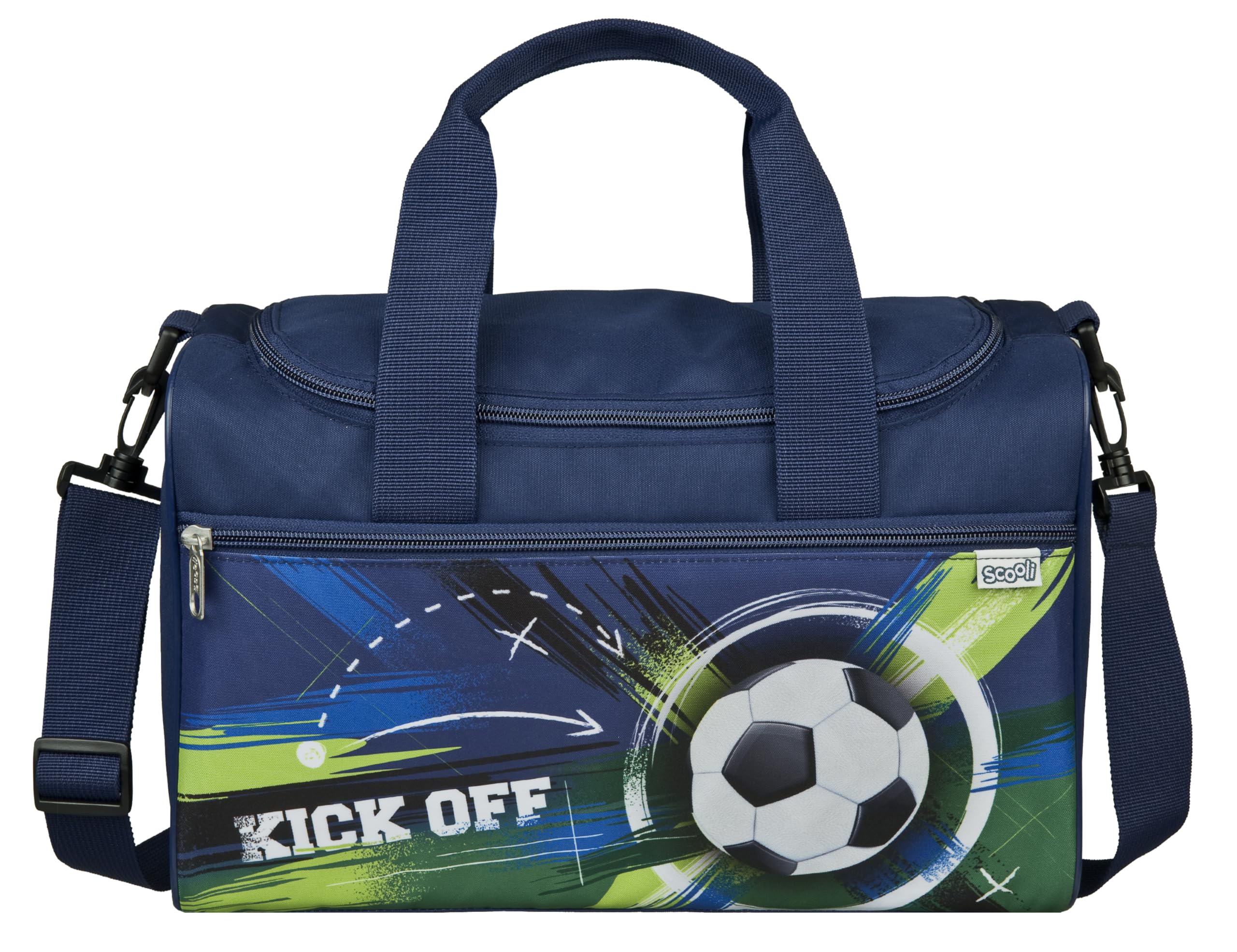 Scooli - Sac de Sport pour Enfants - 23 x 35 x 16 cm - Grand Compartiment Principal - bandoulière réglable - Accessoire Scolaire - Sac bandoulière - 5