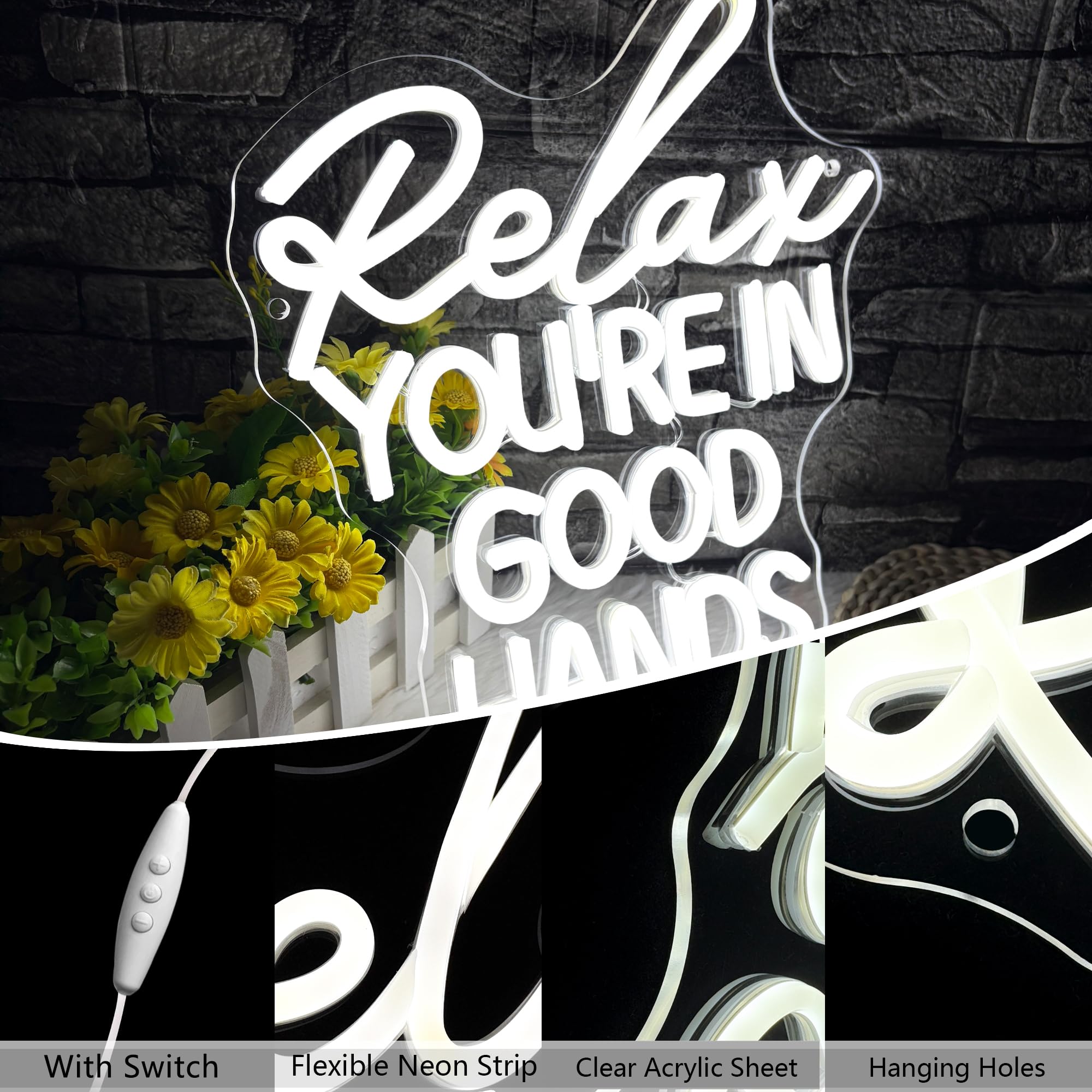 Praying Hands Neon Sign Dimmable Prayer Gesture Led Neon Light For Party Wedding Chritmas Home Decorative Wall Decor Jesus God Answers Prayer Wall