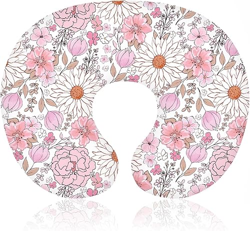 Miniatura 8 de Fundas elásticas de almohada de lactancia ultra suaves para lactancia materna para bebés, niñas y niños, funda de almohada de alimentación se adapta