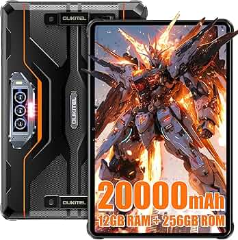 OUKITEL RT8 Androidタブレット 20000mAhバッテリー Amazon.co.jp: OUKITEL RT8 防水タブレット 20000mAhバッテリー+