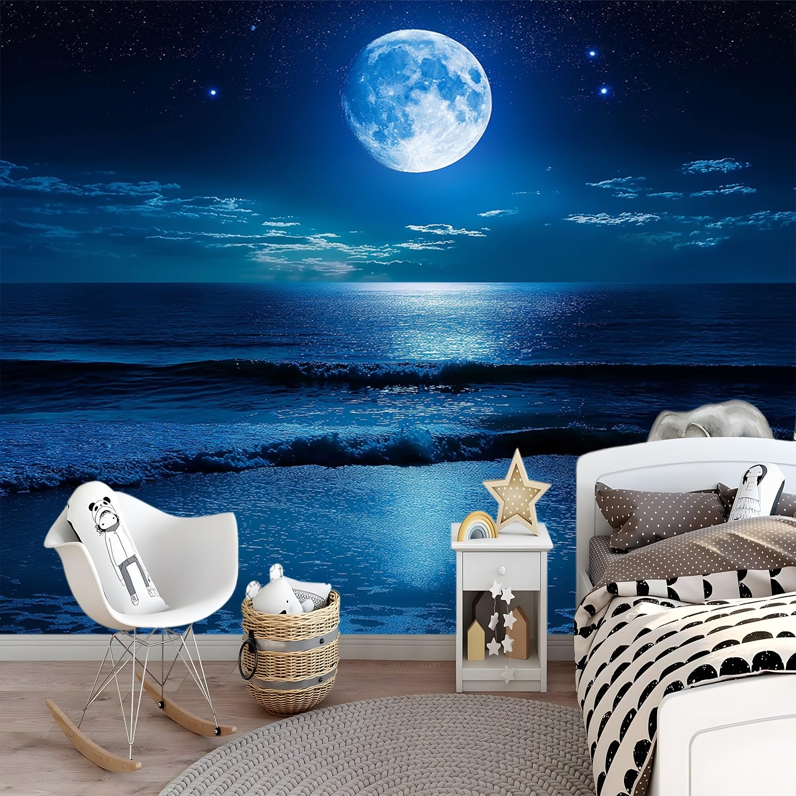 Papier peint ciel nocturne pour apaiser les nuits de votre enfant