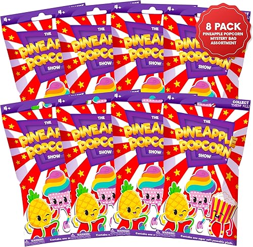 Cepia Piña Popcorn Mystery Surtido de 2 unidades  Mini figuras para niños  Juguetes de peluche coleccionables  Bolsas misteriosas para niñas y niños
