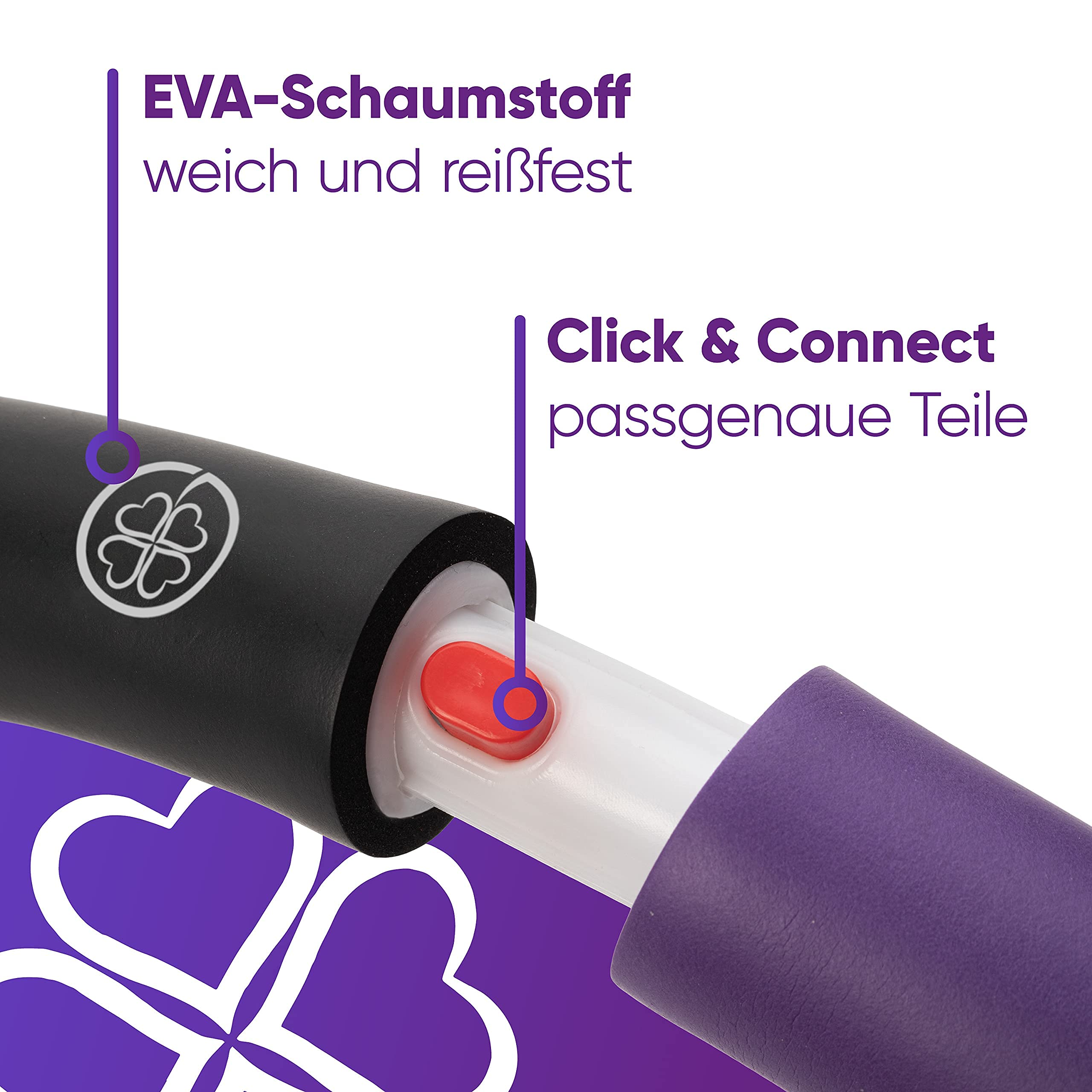 Clove ® Hula Hoop Reifen 1,2kg für Erwachsene zum Abnehmen inkl. Tasche & Maßband | Hula-Hoop mit Massage Noppen ideal für Gewichtsverlust/Bauchformung/Charminer Training/Schildkröt Sport