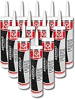 Vista 1 de Red Devil 0637 masilla de reparación 10.1 onzas Sellador de aglomerado acrílico, en color negro., 0637