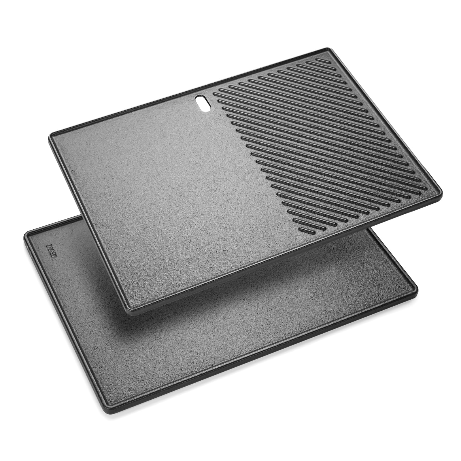 Plaque de cuisson en fonte 43,5 x 32 cm - Pièce de rechange pour barbecue à gaz Landmann Triton 3 et 4 brûleurs, Enders Broil King Baron/Monroe PRO 4, Enders Boston 6 - Poêle à gril pour Landmann