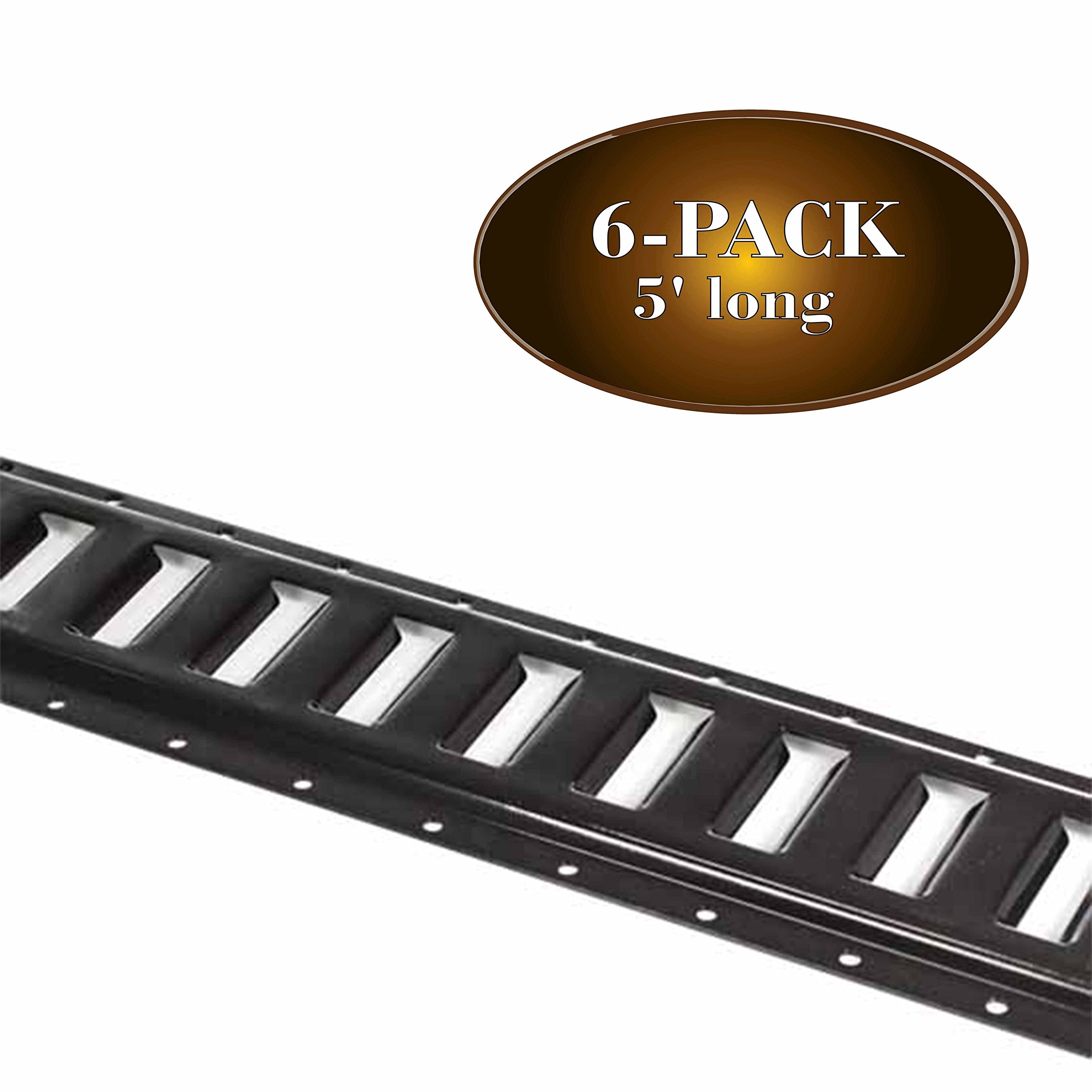 Buy DC Cargo E Track Tie Down Rail Kit 5' (6 Pack) for Garages, Vans