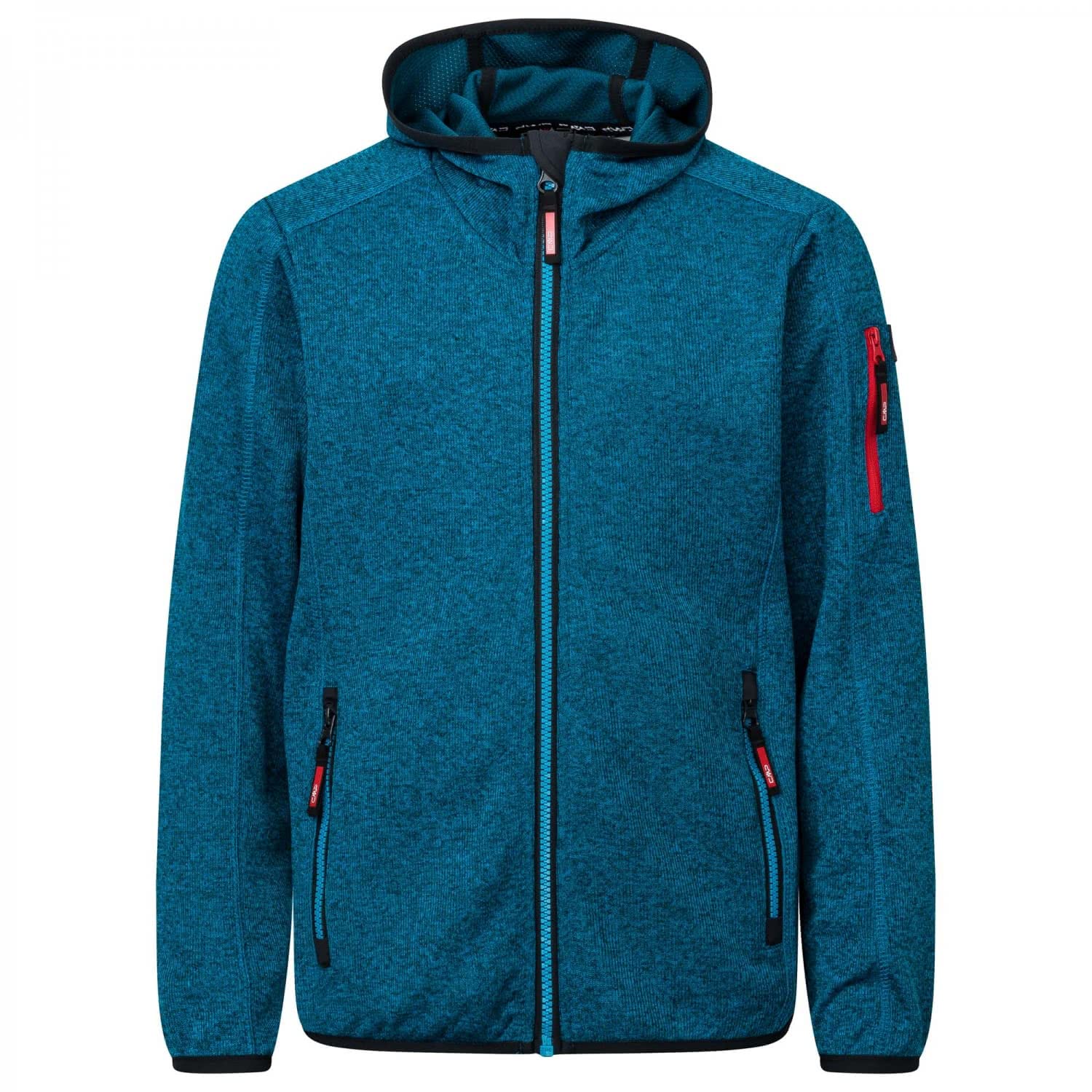 CMP Melange Softshell Jacket with ClimaProtect WP 7.000 Technology, Girl, Negro Mel-Agua, 92 para Niños