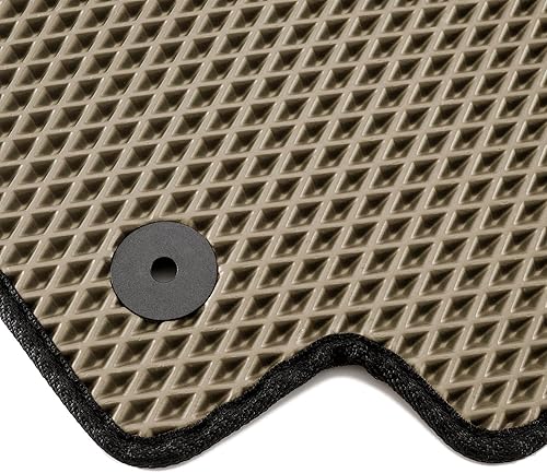 Miniatura 9 de Alfombrillas de automóvil personalizadas para todo tipo de clima para Audi Q8 2019-2024 - Durabilidad y superficie fácil de limpiar (beige)