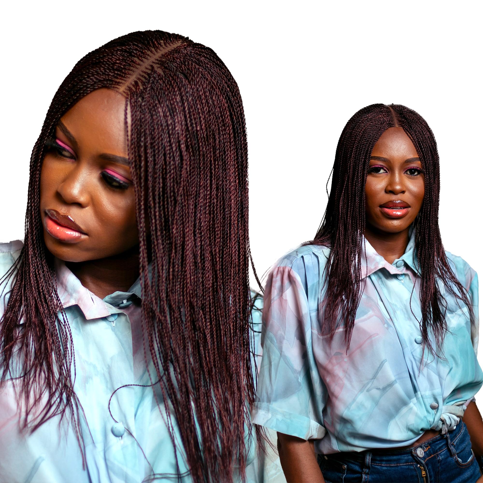 Micro Million Twist Wig - Color 1/35 Mix - 18 inches