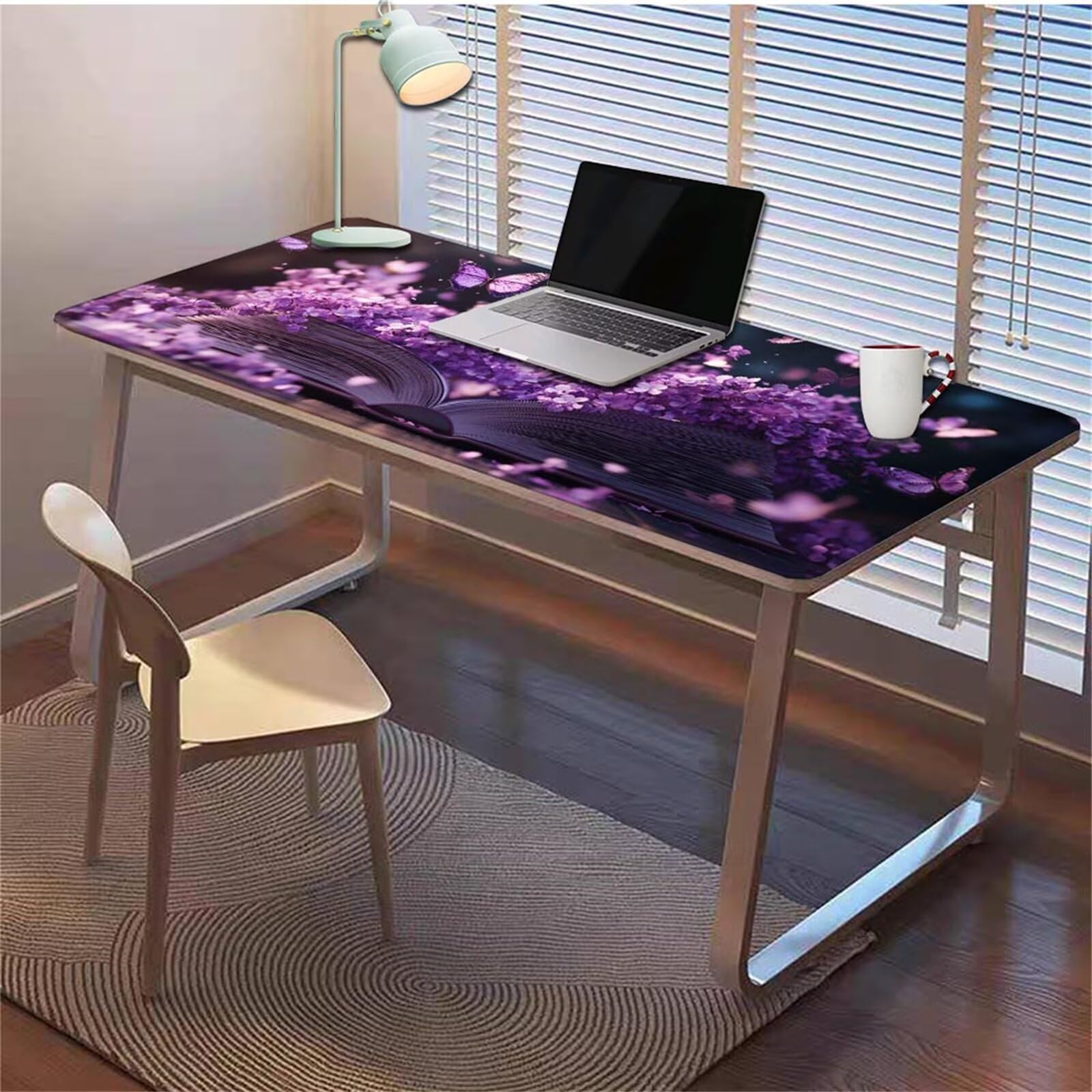 Gamingowa podkładka pod mysz 1200 x 600 x 3 mm, XXL, wodoszczelna, odporna na ścieranie, z przyszytymi krawędziami, kolorowa podkładka na biurko, poprawia prędkość i precyzję, pod laptopa, komputer