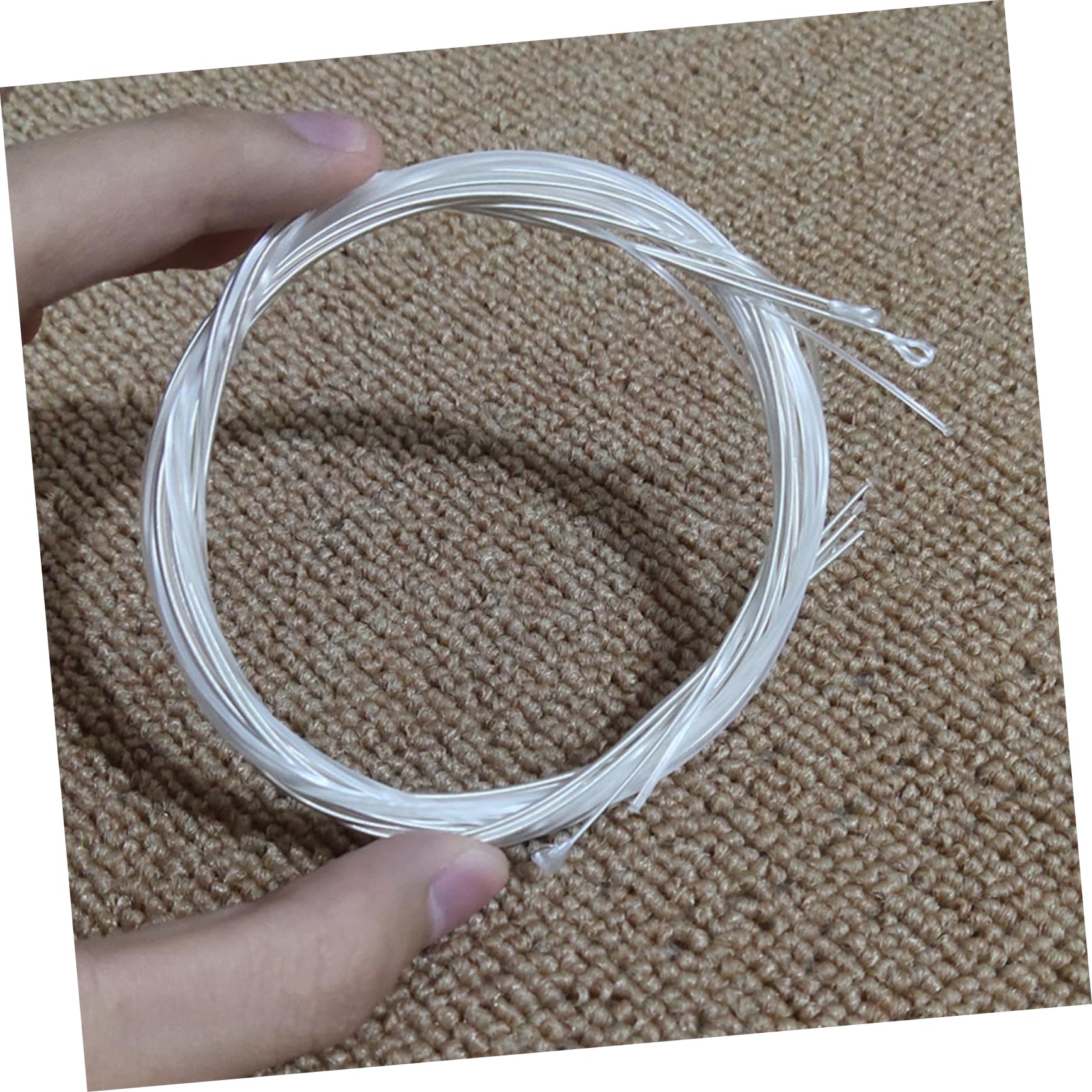 Abaodam 20confezioni Pacchetti Per Chitarra Folk Nylon Set Per Chitarra Rivestimento e Elettroplaccato Accessori Per Musicisti e Appassionati