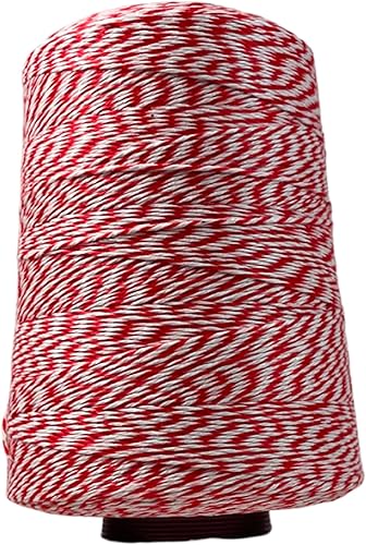 Miniatura 8 de Regency Wraps Cono de cordel para atar cajas de pastelería, presentación de alimentos y manualidades, verdeblanco, 2,300 pies (paquete de 1)