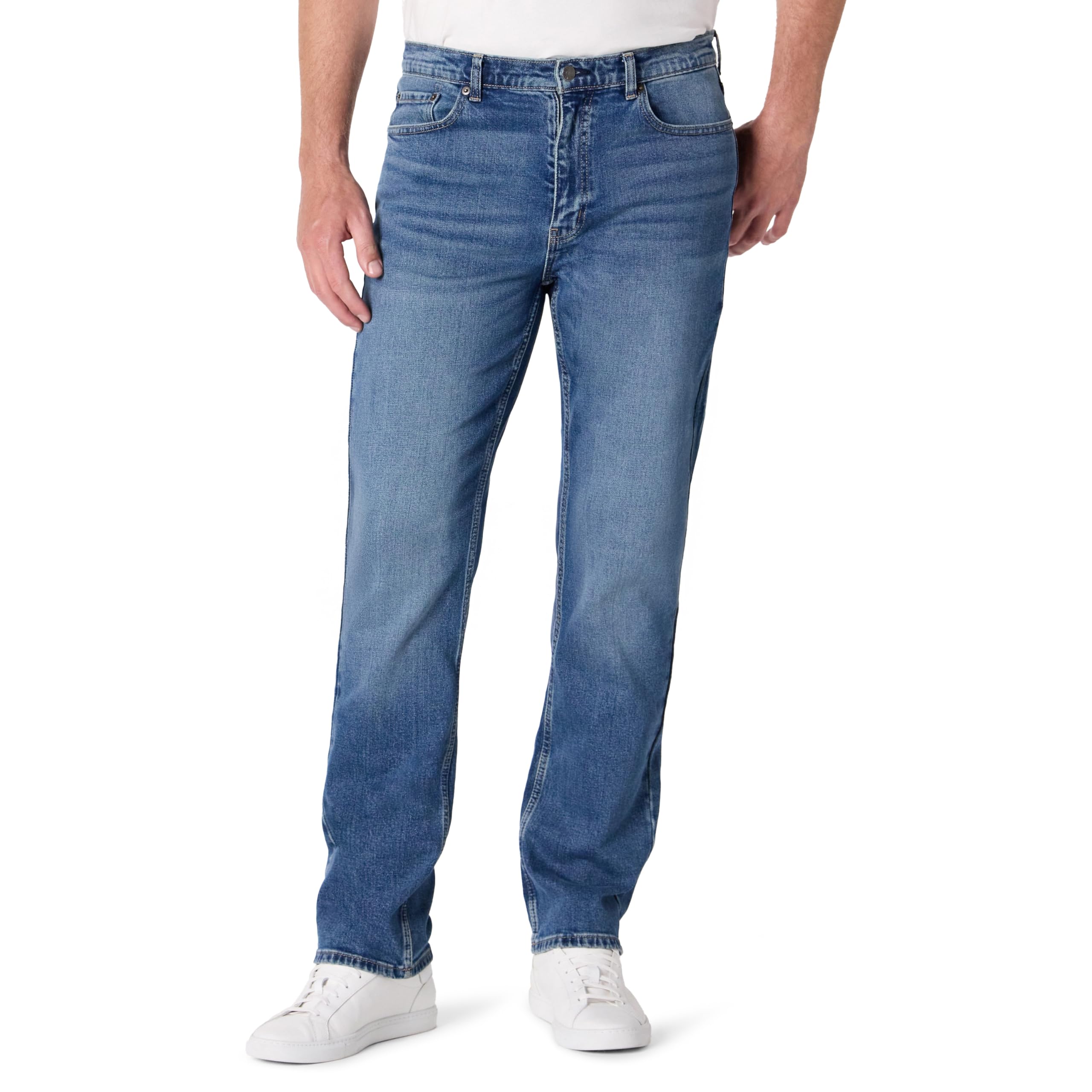 Amazon Essentials Men's Low Stretch Straight-Fit Jeans, 34w x 30L