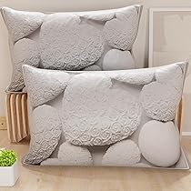 PETTI Artigiani Italiani – Coppia di Federe Cuscino 80×40 cm in Microfibra, Cuscini Arredo Camera da Letto, Divano, Salotto, Set 2 Fodere Copricuscino, Federa Shabby Bianco, 100% Made in Italy