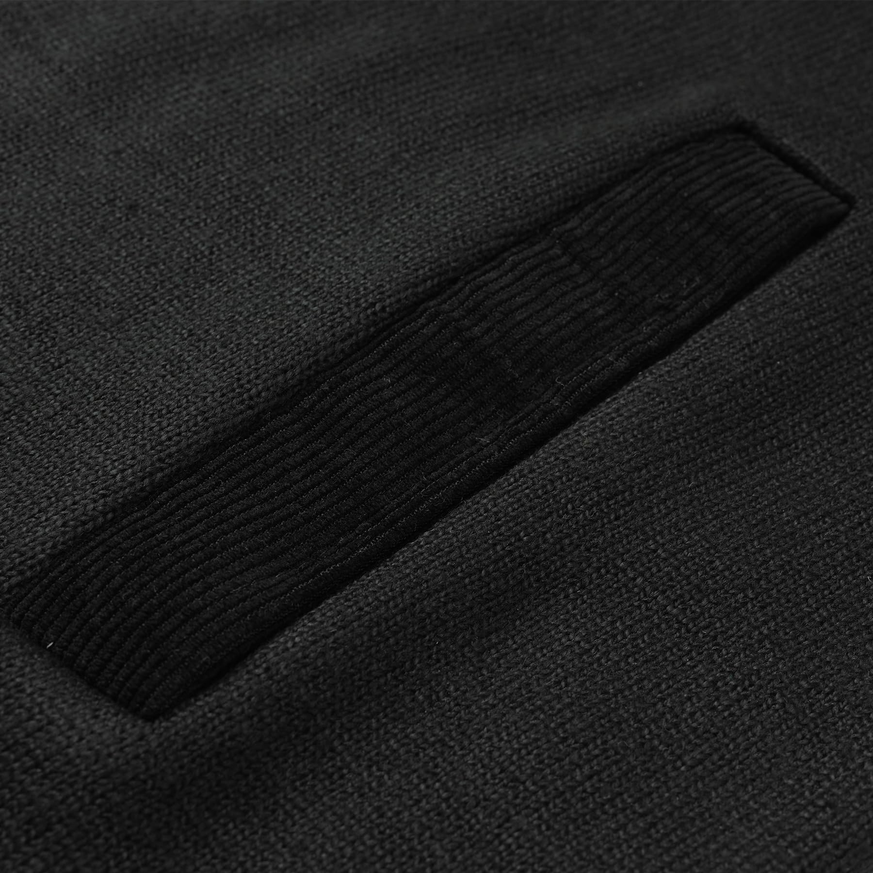 Allthemen Cárdigan de Punto Hombre con Cremallera Casual Suéter Cálido Cuello Alzado Sweaters Clásico Otoño Invierno