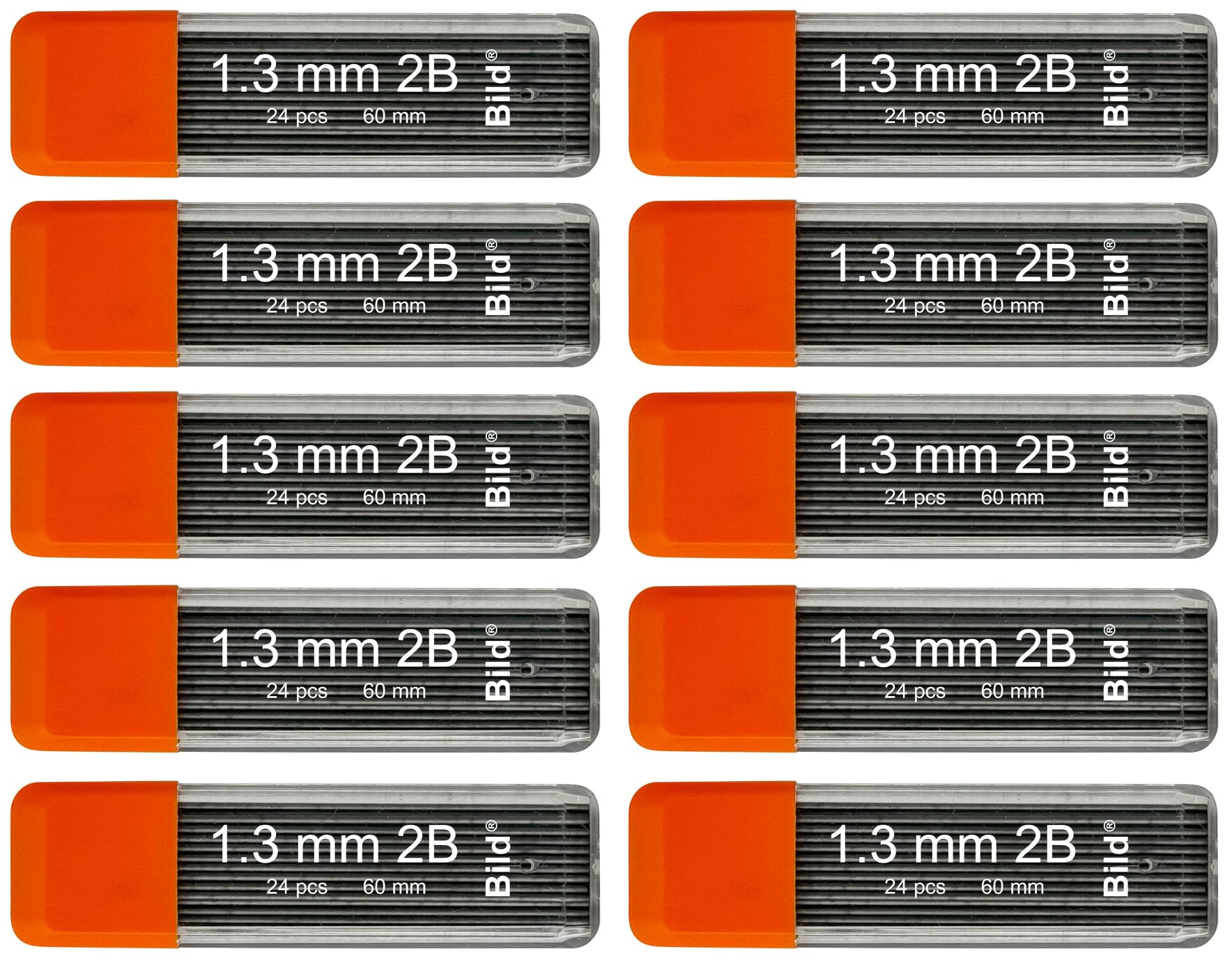 Bild Premium Mechanical Pencil Lead Refills (2B Mega, 1.3 mm)