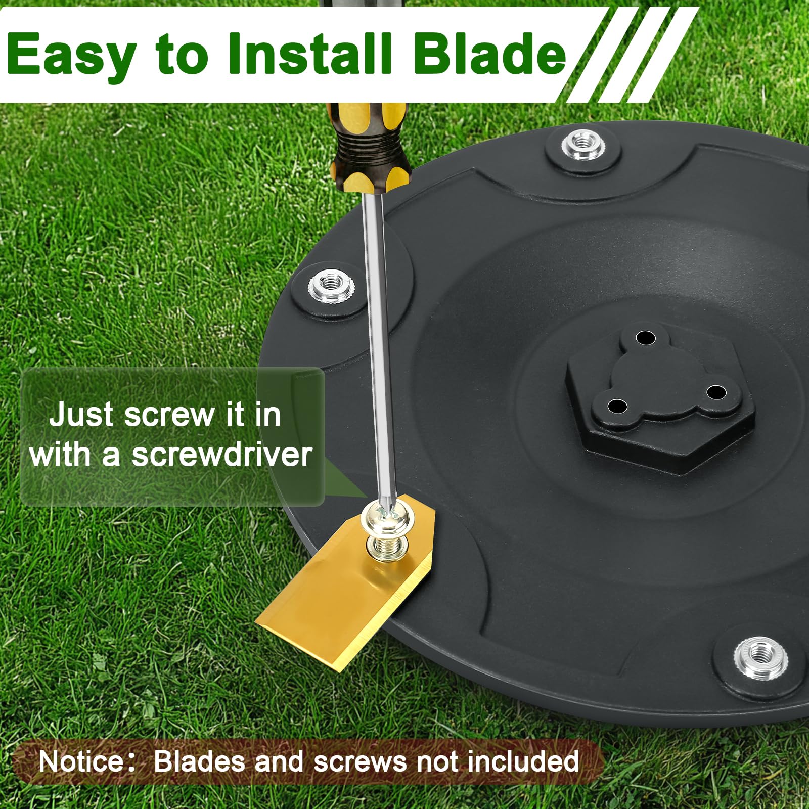 Mähroboter Zubehör - 6er Messerscheide Für Einhell Freelexo Cam 500, 14,5x14,5cm