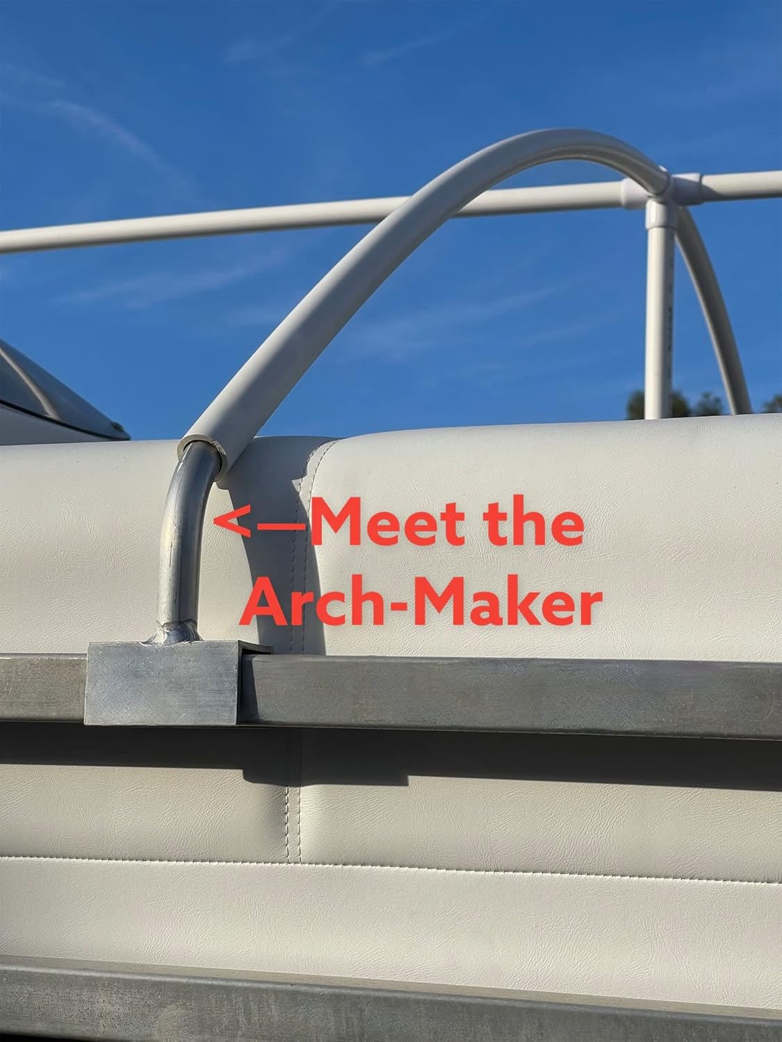 Pontoon Boat Canvas Solution with 6" Rise Extension Kit