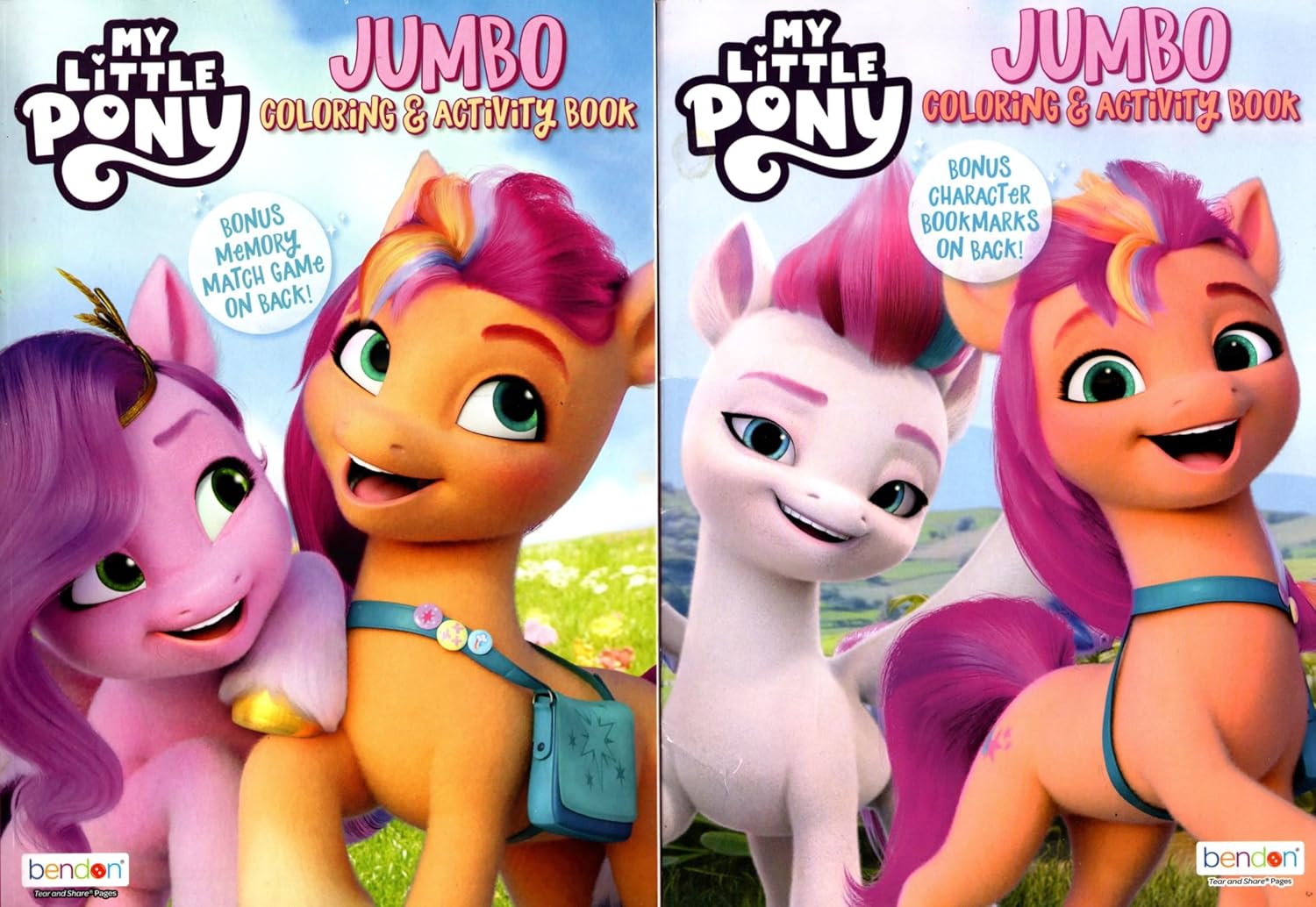 My Little Pony - Jumbo Coloring & Activity Book v9 (Set of 2 Books ...