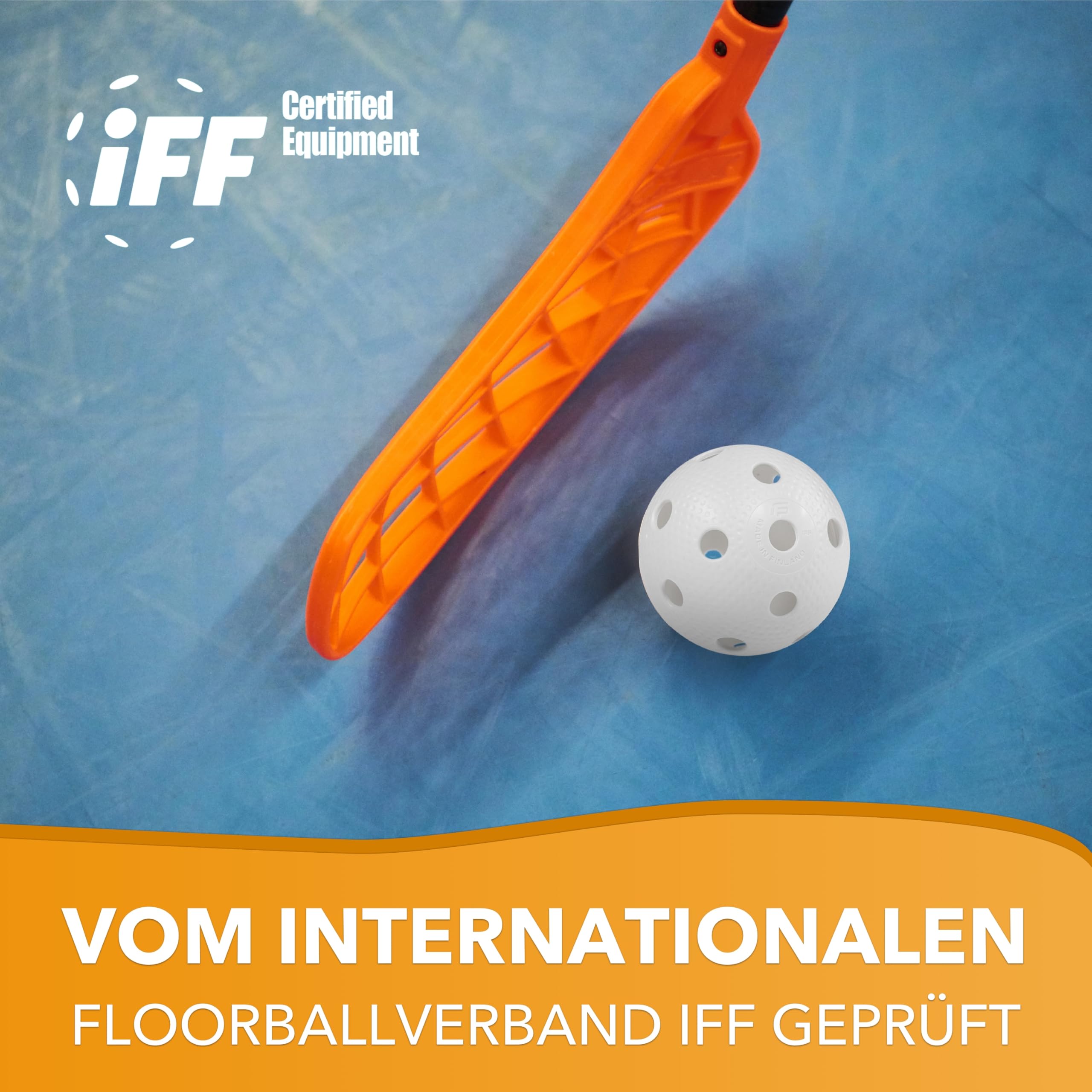 FAT PIPE | Floorball Unihockey Ball Set de 24 balles | Fat Balls | Mélange de couleurs | Ballon d'entraînement de compétition avec certificat IFF pour une qualité certifiée