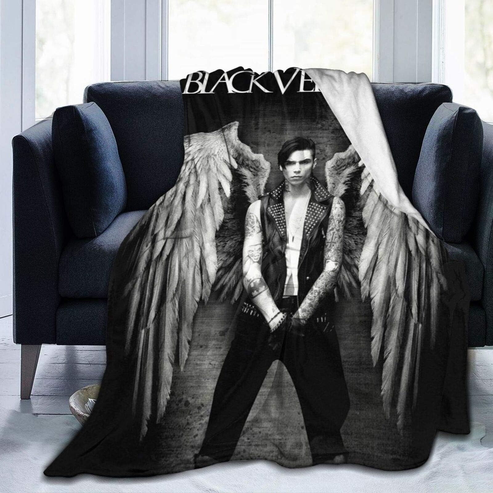 Black Veil Brides Picnic Blanket Ultra-Soft Micro Fleece Blanket Music 60"x50" MonicaRDalton