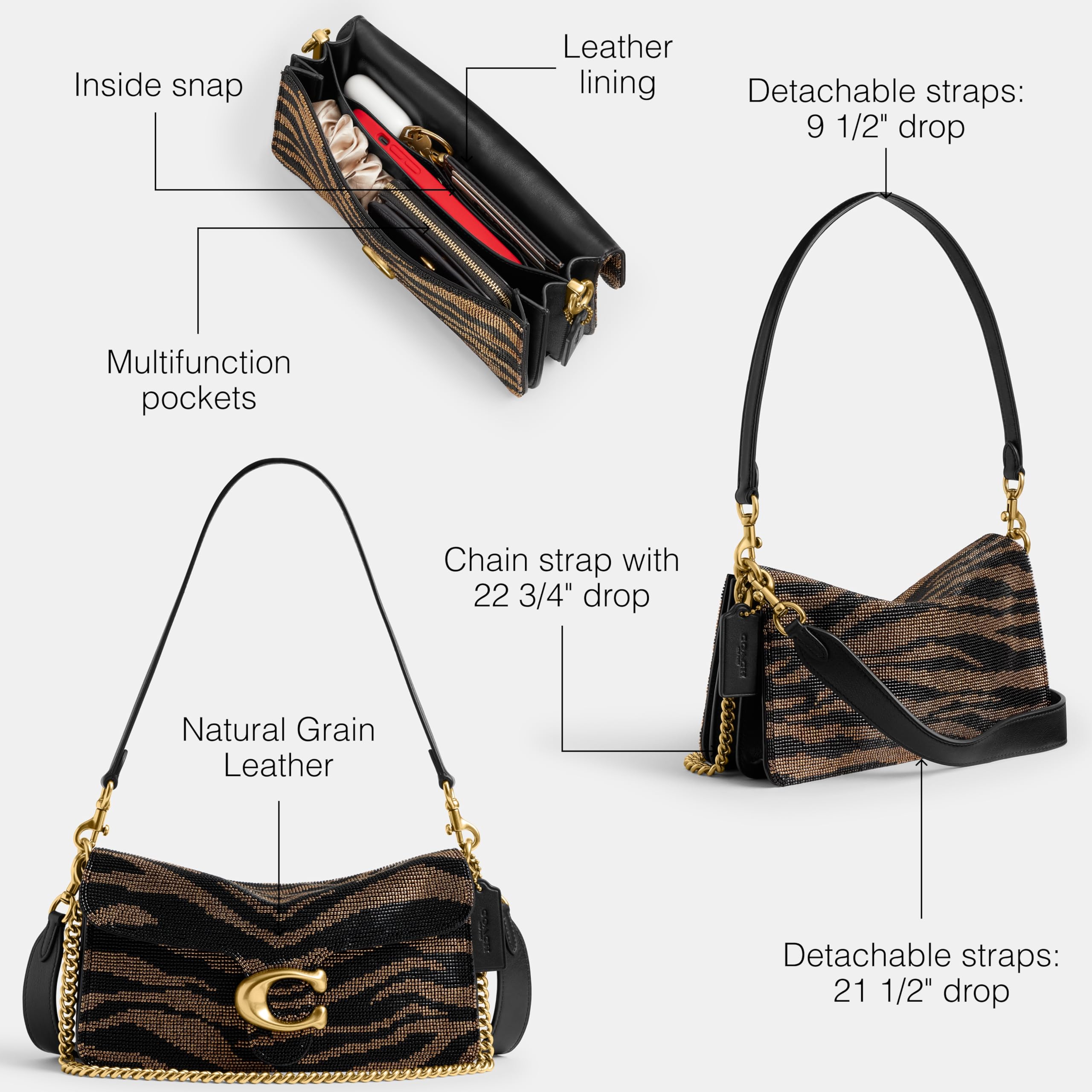 COACH Structured Tabby Shoulder Bag 26 — view 4