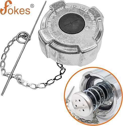 Miniatura 7 de FOKES 20828883 16MF325 Tapa del depósito de combustible apta para camiones Mack Heavy Duty  Sin bloqueo, hembra, OEM 16MF325 20828883 MAK16MF325