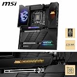 MSI MEG Z890 GODLIKE, E-ATX - Supports Intel Core Ultra Processors (Series 2), LGA 1851 - Dynamic Dashboard III, EZ Slide M.2, DDR5 (9200+ MT/s OC), M.2 & PCIe 5.0, Thunderbolt 5, Wi-Fi 7, 10G LAN - 3