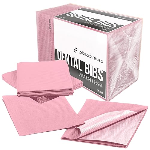 Miniatura 17 de Baberos dentales desechables, baberos para pacientes, impermeables, para perforación y tatuaje o para pacientes, babero de 13 x 18 pulgadas