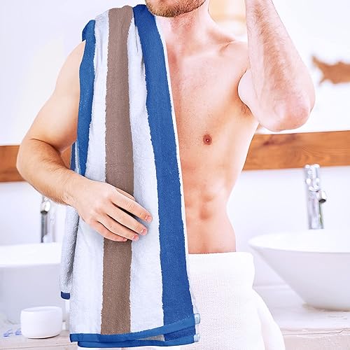 Miniatura 3 de Utopia Towels - Toalla de playa de 35 x 70 pulgadas - Toalla de baño gigante de 100% algodón hilado en anillo, 600 GSM, altamente absorbente, súper