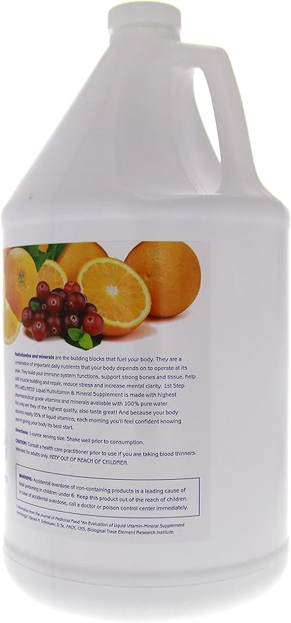 1st Step for Energy Vitaminas y Minerales Sabor Cítricos 1 Gal miniatura 3