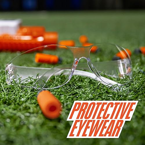 Miniatura 7 de NERF Pro Stryfe X Dart - Lanzador semiautomático, batería LiPo recargable, 30 dardos AccuStrike de longitud media, cargador de 15 dardos, 150 FPS,