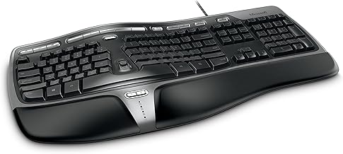 Microsoft Natural Ergonomic Keyboard 4000 for Business - Wired (Renewed)