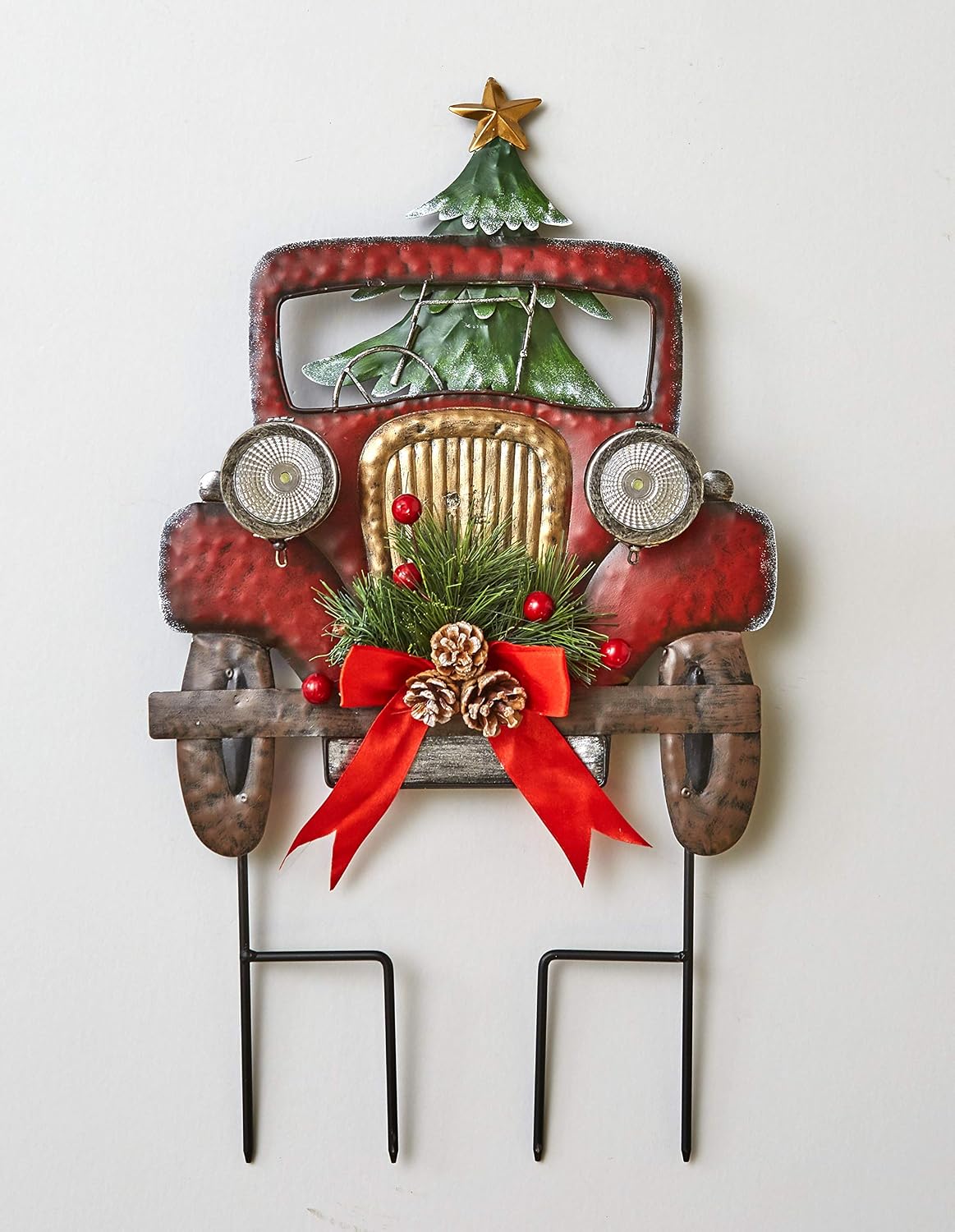 Solar Red Truck Stake