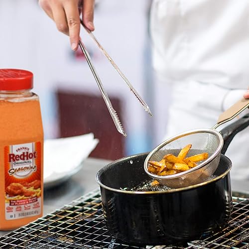 Miniatura 6 de Franks RedHot Condimento original 212 onzas un recipiente de 212 onzas de mezcla de condimentos de salsa picante de ajo salado y pimienta de cayena
