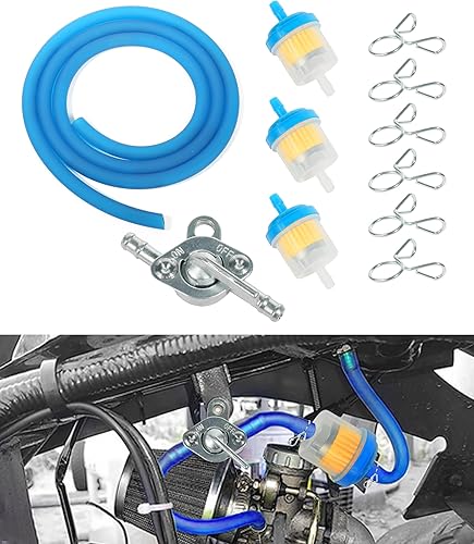 Juego de mangueras de línea de combustible de gasolina, accesorios de automóvil, manguera de combustible de gas, abrazaderas de filtro de aceite,