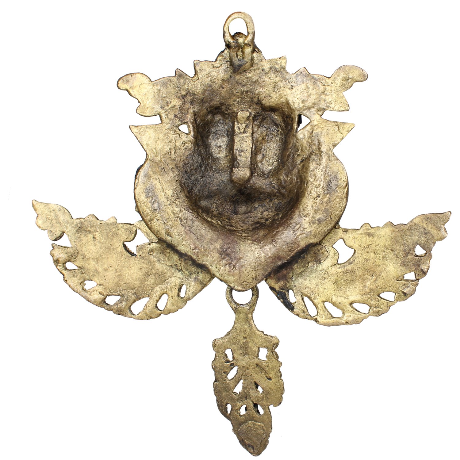 Brass Kirtimukha Wall Hanging - Nazar Battu -7