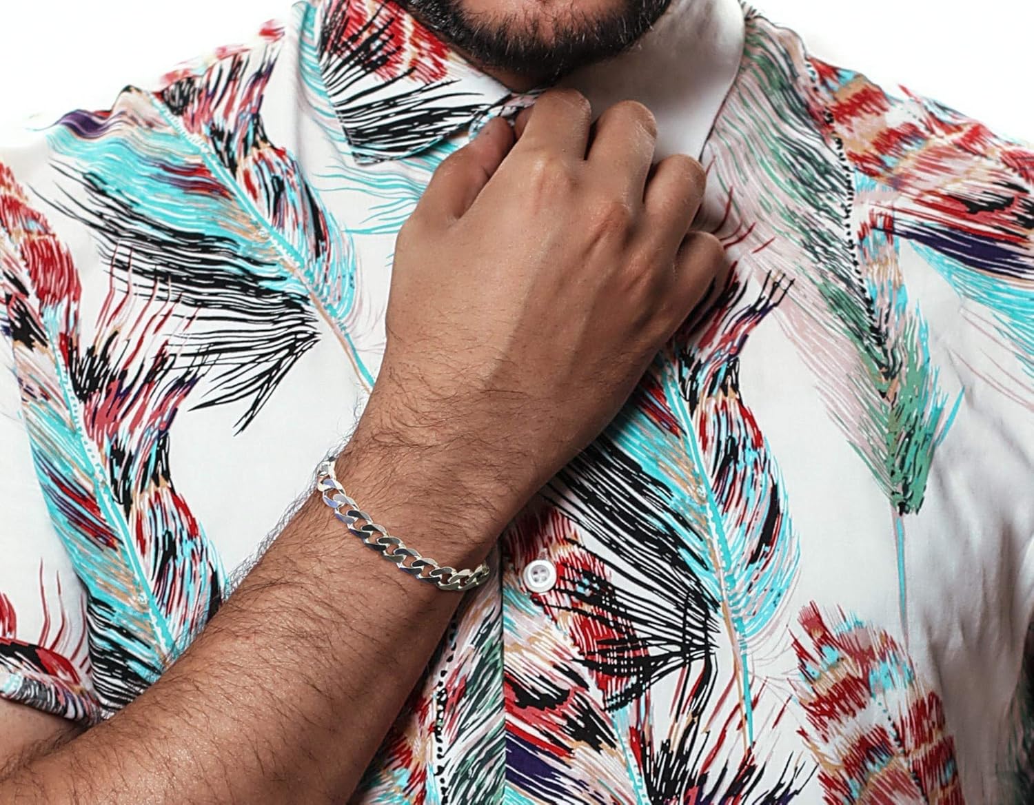 Savlano 925 Sterling Silver Curb Cuban Link Chain Bracelet for Men & Women - Made in Italy Comes With a Gift Box - Image 4