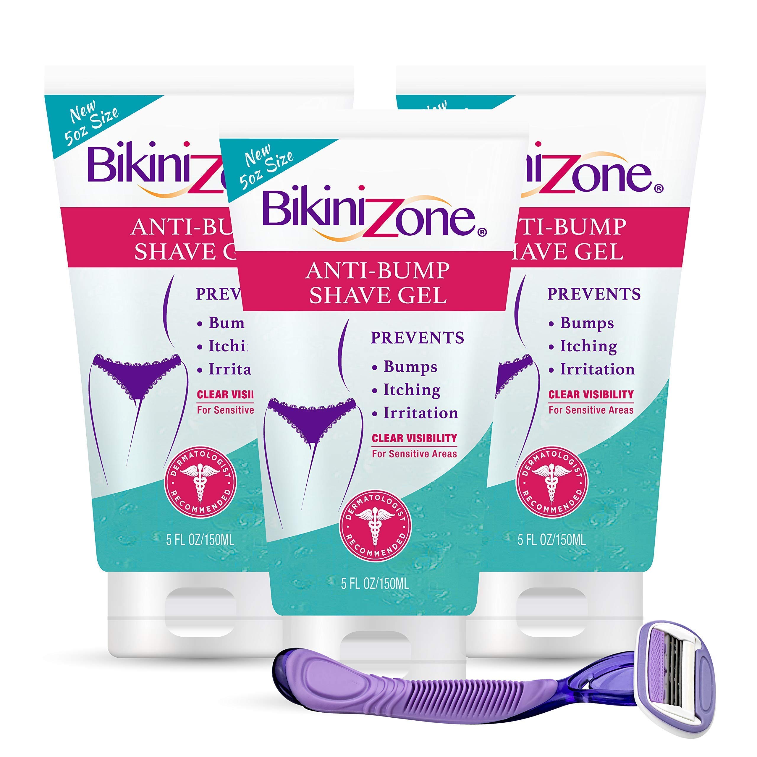 Buy Bikini Zone Shave Kit Three Bikini Zone AntiBumps Shave Gel (5