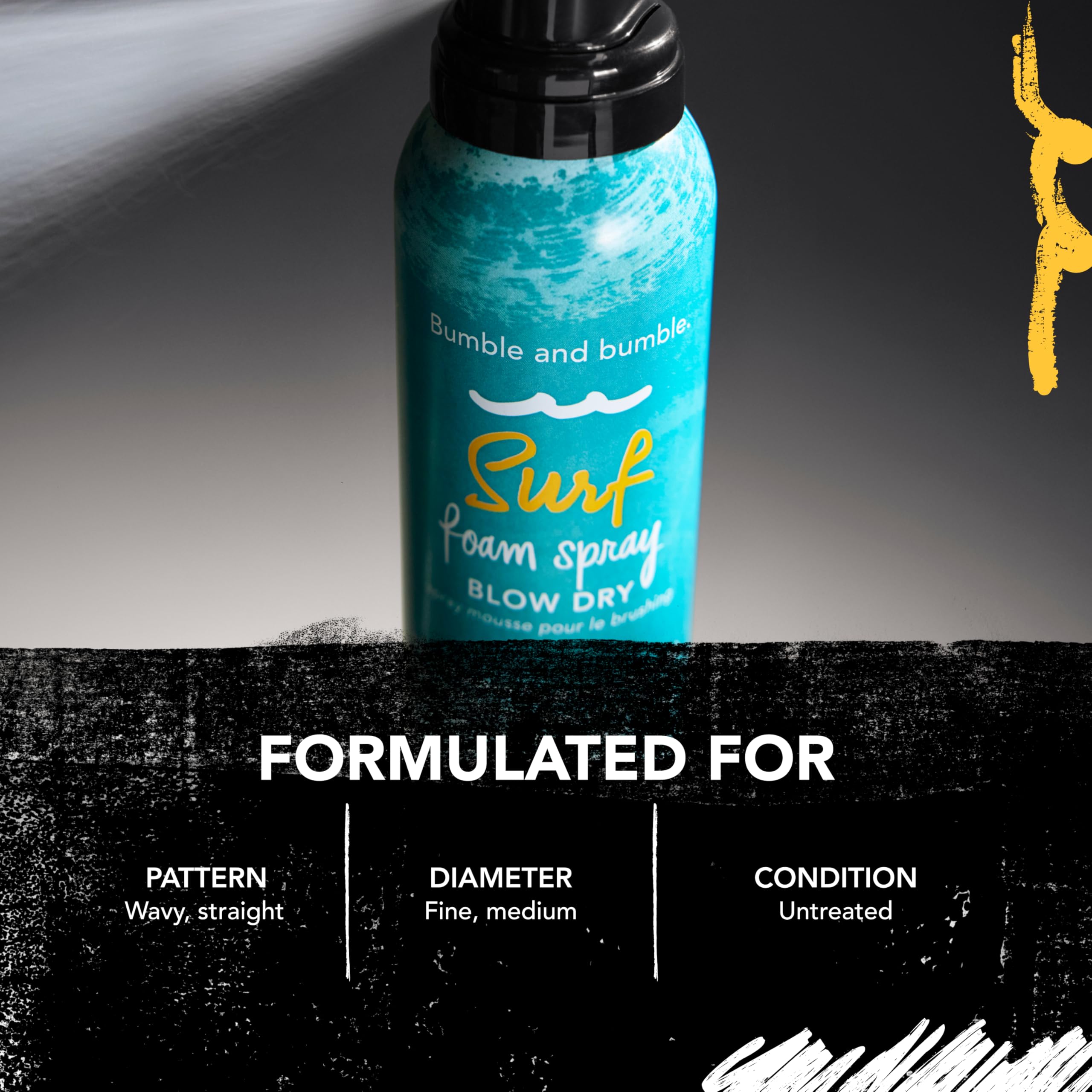 Bumble and bumble Surf Foam Spray Blow Dry Hair Mousse, 4 oz