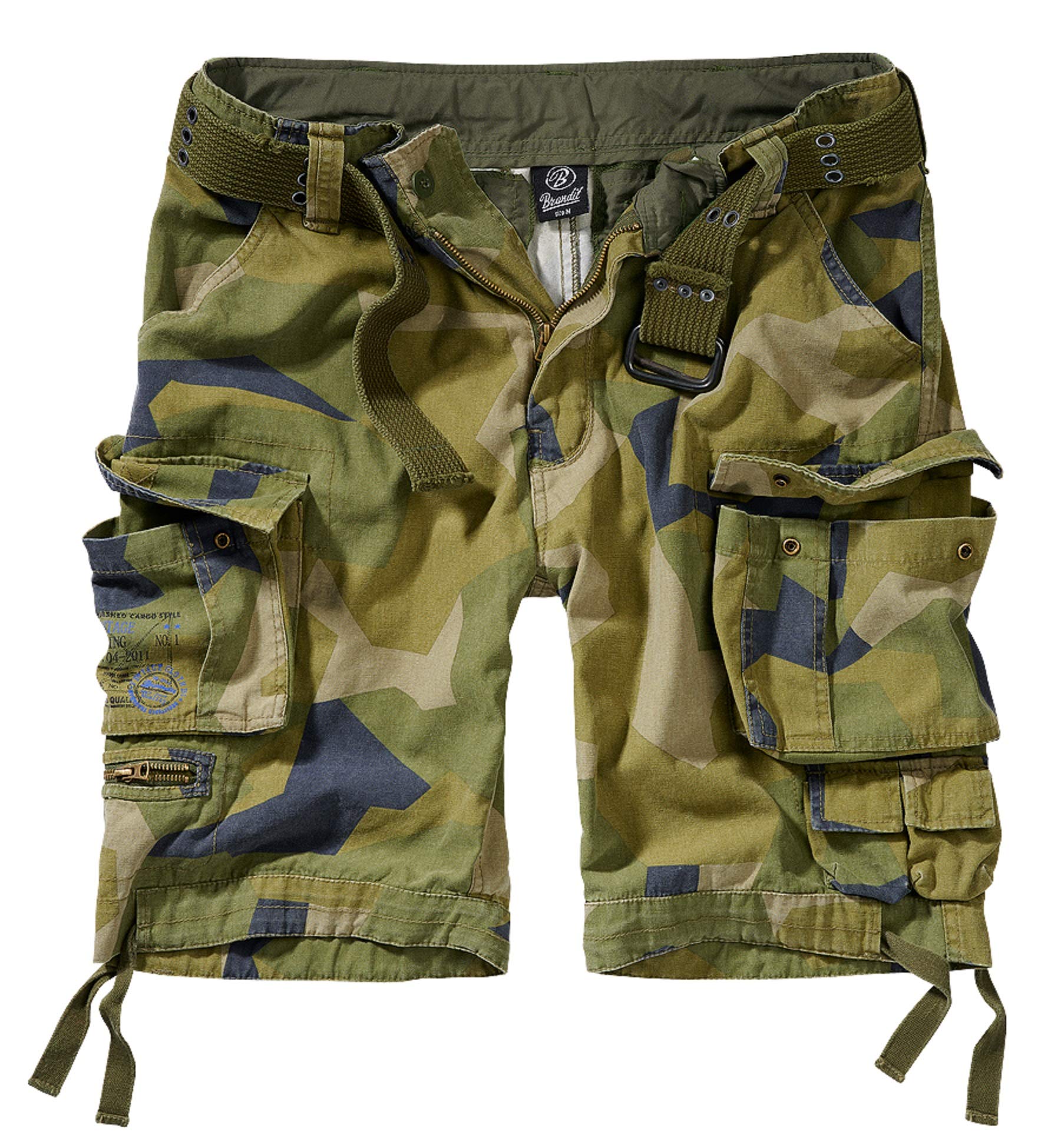 Brandit Savage Vintage Shorts, color: swedish camo, size: 6XL