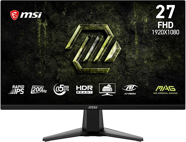 MSI MAG 275FA E20 Monitor Gaming 27" FHD 1920x1080, IPS, 200 Hz, 0,5 ms