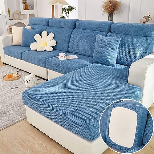 Fundas de sofá mágicas, funda de cojín elástica universal resistente al desgaste, antideslizante, en forma de L, funda de sofá para diván