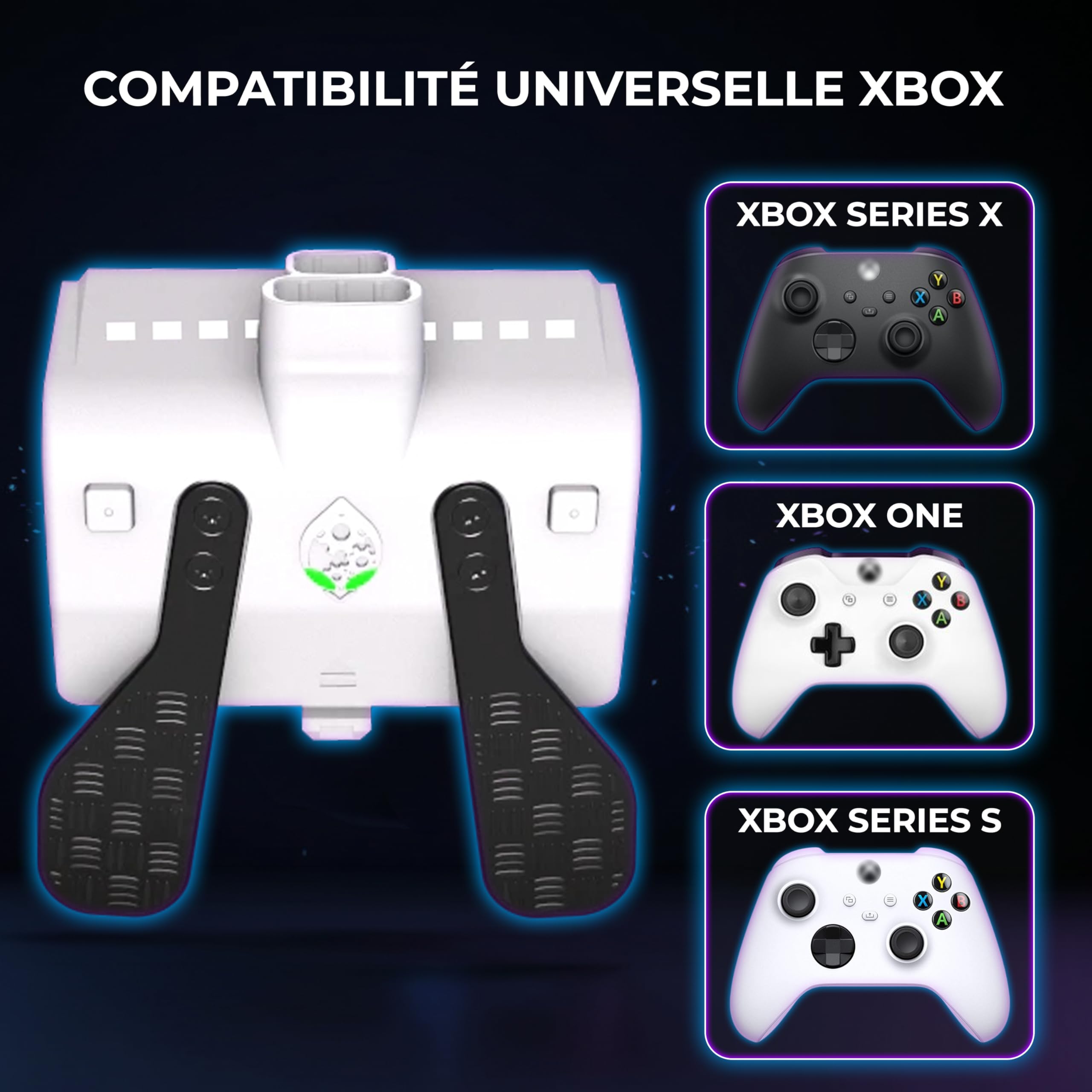 Collective Minds Strike Pack ‘Dominator’ pour manette Xbox câblée Kit MOD personnalisable avec 2 palettes arrière pour Xbox programmables Accessoire pro pour joueurs | Compatible Xbox Series X|Set One