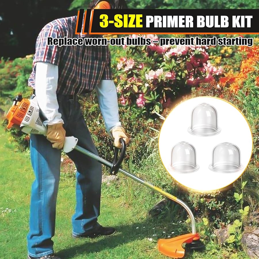 Podoy Carburetor Primer Bulb 15𝑷𝑪𝑺 Compatible with Poulan Crafstman Weedeater Chainsaw 530071835 530 071835 Walbro Stens Ryobi 188-512-1 Wyj-86 791, Primer Bulbs for Small Engines - image 7